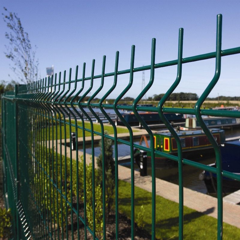 PVC Coated Galvanized 3D Welded Wire Mesh Garden Fence Security Fence Panels Outdoor