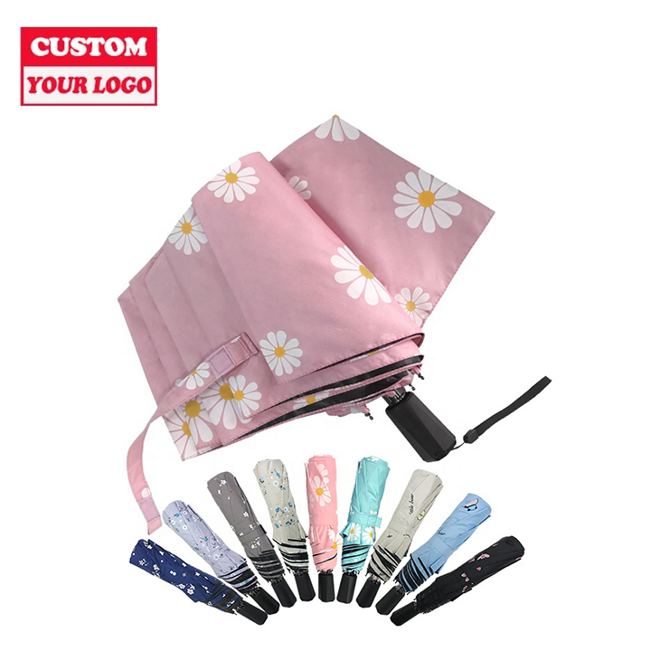 Factory High Quality Wholesale Summer Promotional Cheapest Folding Umbrellas