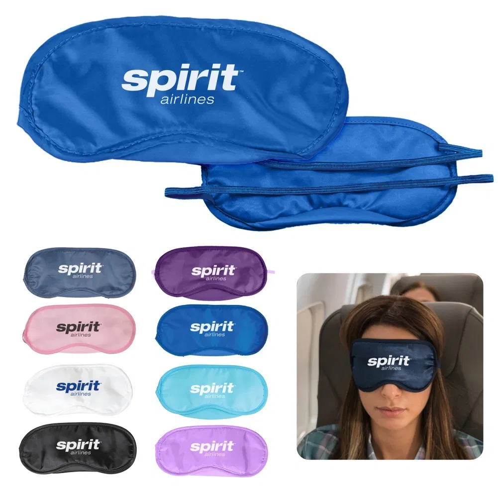 Mio Soft Imitation Silk Sleepmask Satin Sleep Eyemask Home Stay Travel Eye Mask Sleep Mask Custom Silk Embroidery