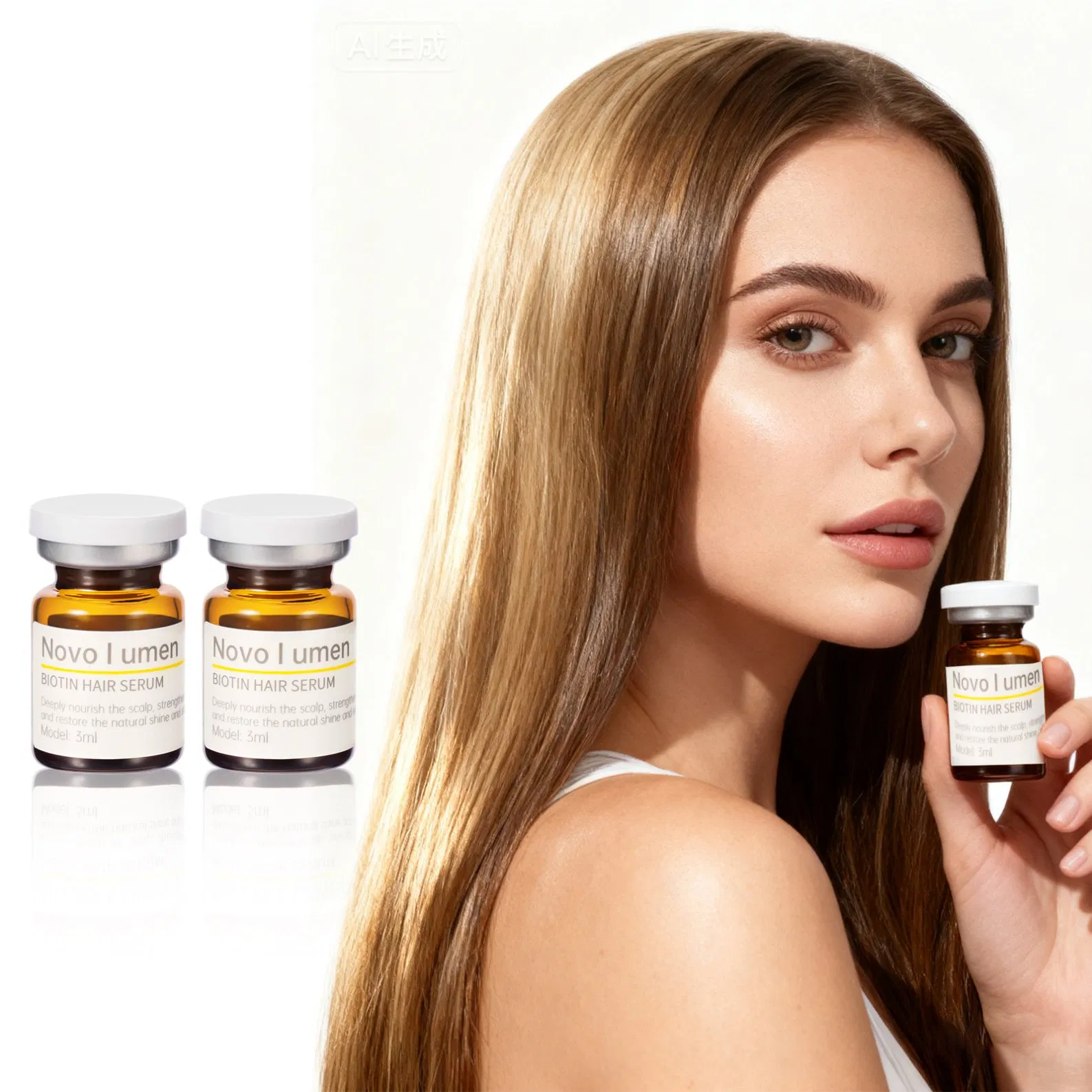 Wholesale Hair Growth Serum Organic Anti Hair Loss Treatment for Thicker Hair