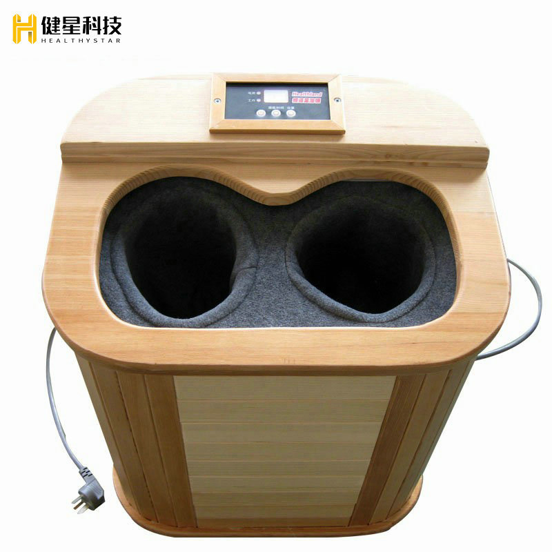 Healthystar Portable Wooden Far Infrared Foot Bucket and Sauna Equipment