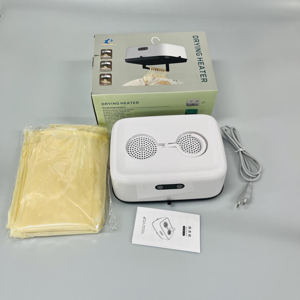 Portable Electric Dryer for Quilts Shoes Clothes-Small Folding Desktop Heater for Dormitory Hotel Car