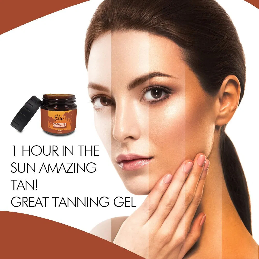Beauty Cosmetics Skin Care Carrot Bronzer Intensive Tanning Cream Tanning Gel