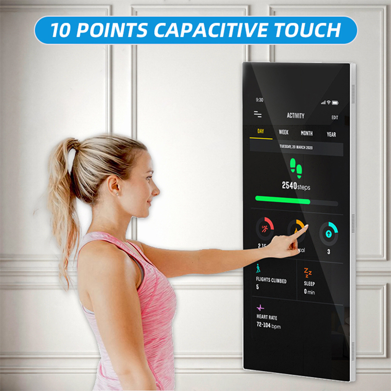 32 Inch 43 Inch Fitness Training Smart Mirror Android Touch Screen Digital Exercise Fitness Mirror