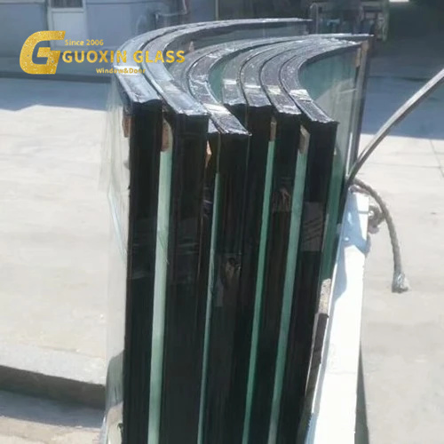 Glass Manufacturer Extra Large Double Glazing Insulated Curved Glass