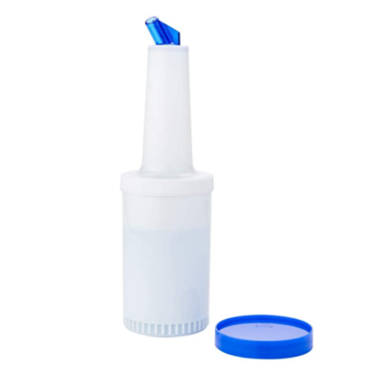 Bar Store Pour Fruit Juice Containers Custom Print Plastic Juice Bottles with Cap for Juice