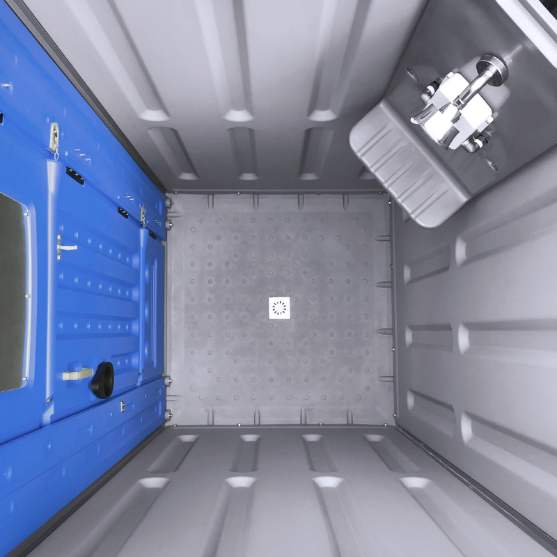 Mobile Shower Booth Outdoor Portable Shower Room for Work Sites & Disaster Relief