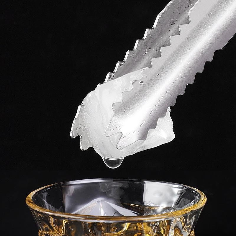 304 Stainless Steel Non-Slip Ice Cube and Snack Clips for Kitchen Tongs