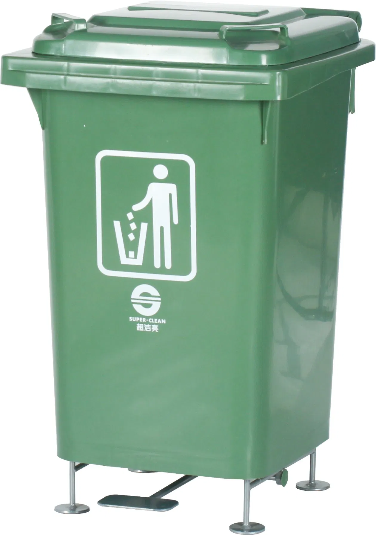 Педальное мусорное ведро 60 л для улицы