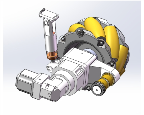 Integrated Mecanum Wheel Driving Unit