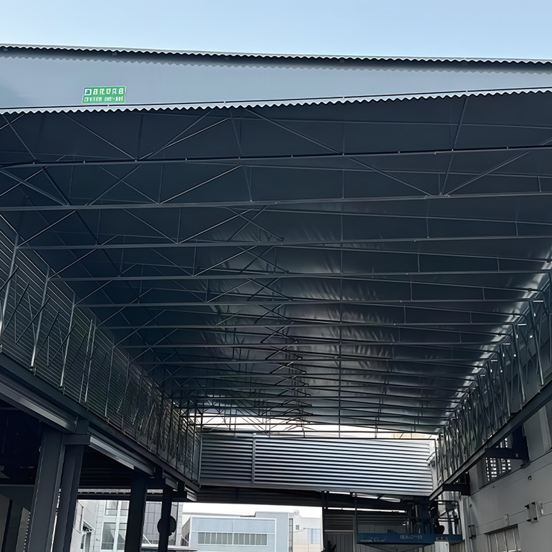 Industrial Use Telescopic Awning PVC Push - Pull Canopy