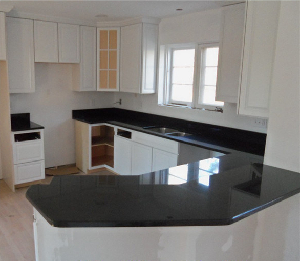 Galaxy Black Granite Countertop for Kitchen/Bathroom Granite Countertop Manufacturer/Supplier/Fabricator