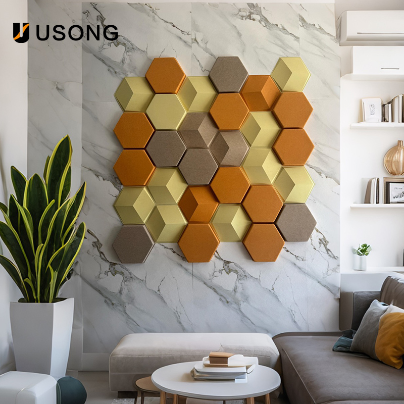Usong Hexafire B1 Acoustic Panel - Polyester Fiber 300mm