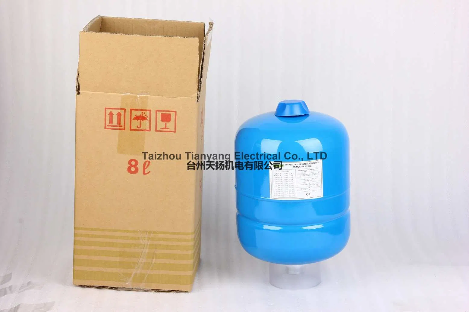 Professional Thermal Expansion Vessel 8 Liter Water Thermal Expansion Tank