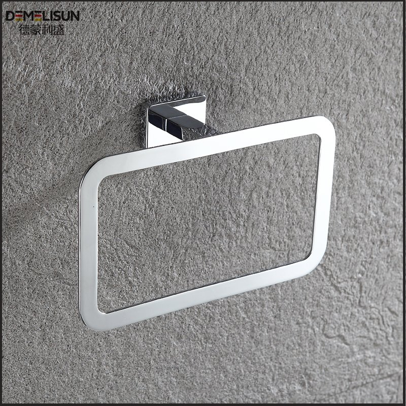 Hardware Accessories Bath Towel Holder Hangers Wall Mount Towel Ring for Hotel