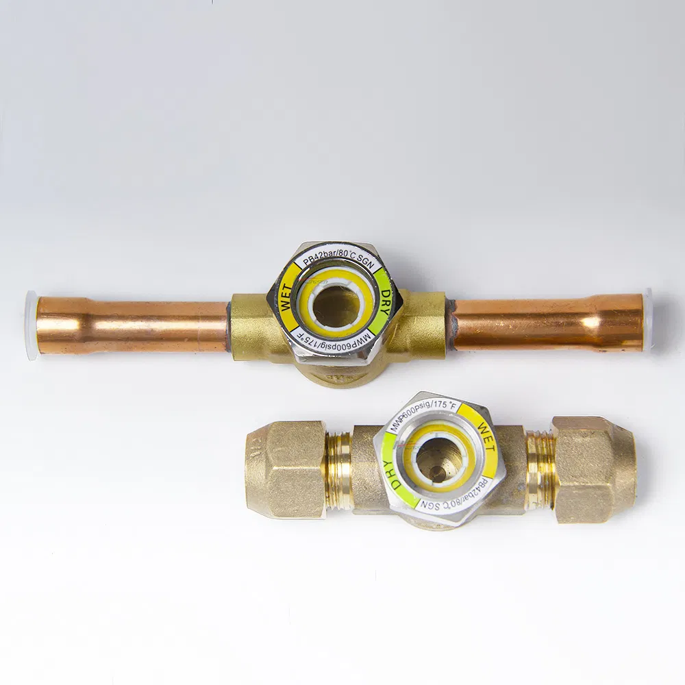 Air Conditioning Copper and Brass Welded Sight Glass