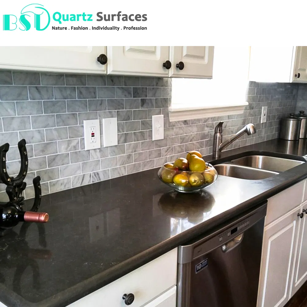 Piatra Grey Zero Silica No Silicon Stone Safe Surfaces for Vanity Top