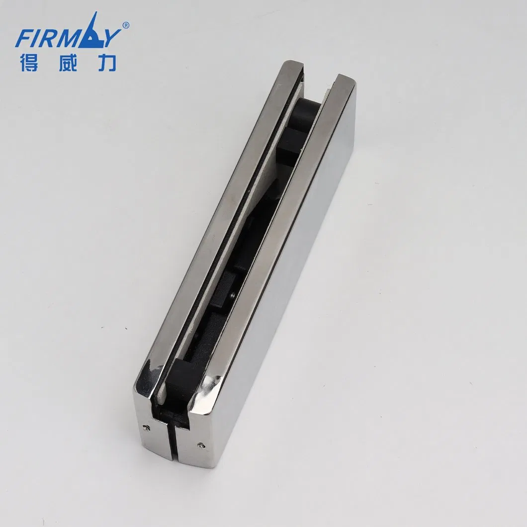 China Wholesale Building Hardware Stainless Steel Glass Door Lower Clip Patch Fitting