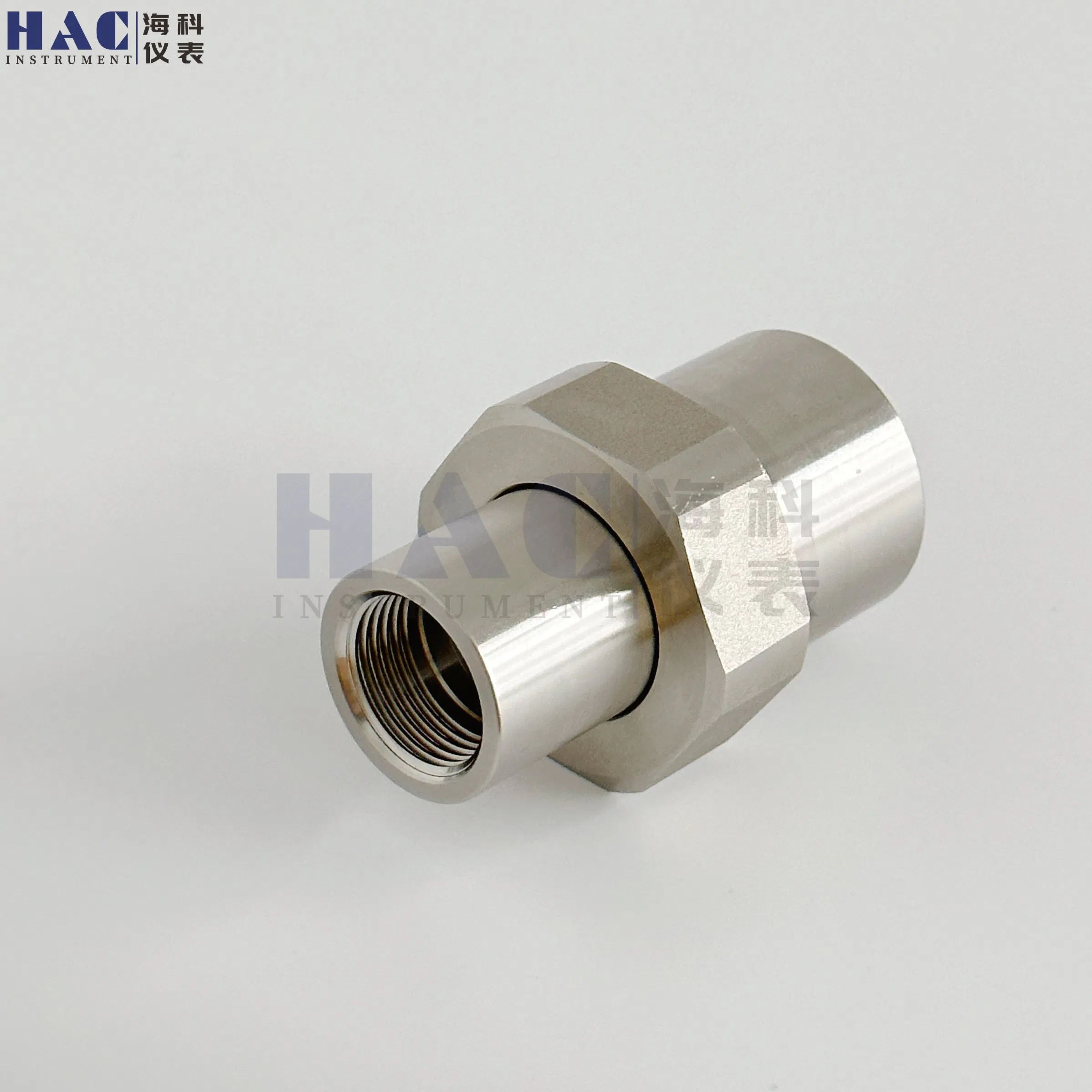 NPT BSPP Metric Thread Connector Brass Oil Pipe Compression Fitting
