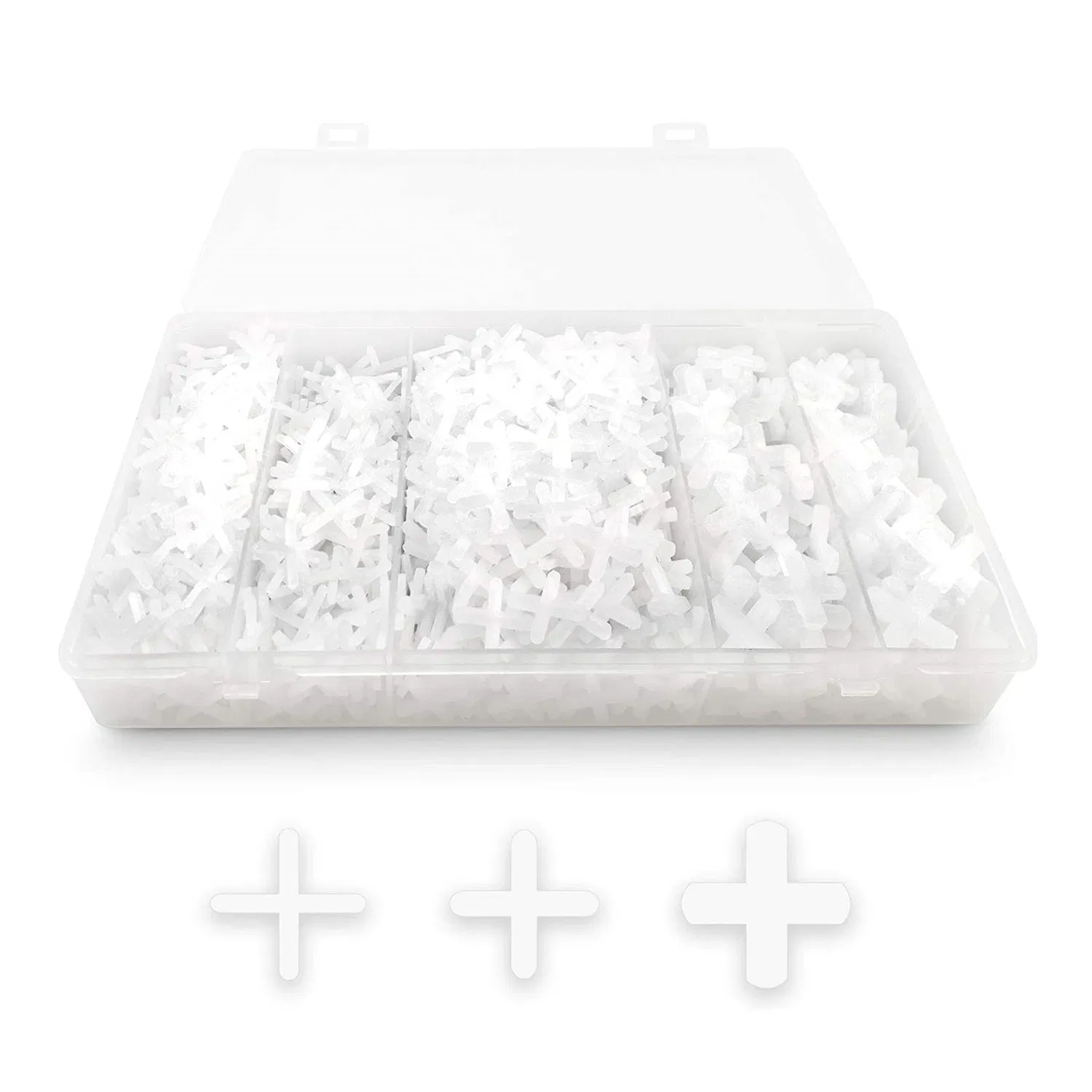 Tile Spacers Plastic Tile Spacers, Tile Spacers, Joint Spacers, 2/3/4 mm, Cross-Shaped Joint Spacers, Spacers for Tile Cutting and Spacing Adjustment