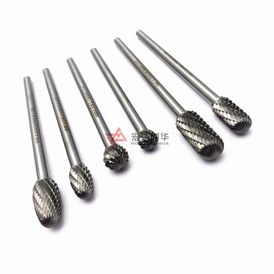 A/C/F Type Factory Long Shank 150mm Tungsten Carbide Rotary Burrs for Cutting Shaping Grinding Tool Cutting Knife