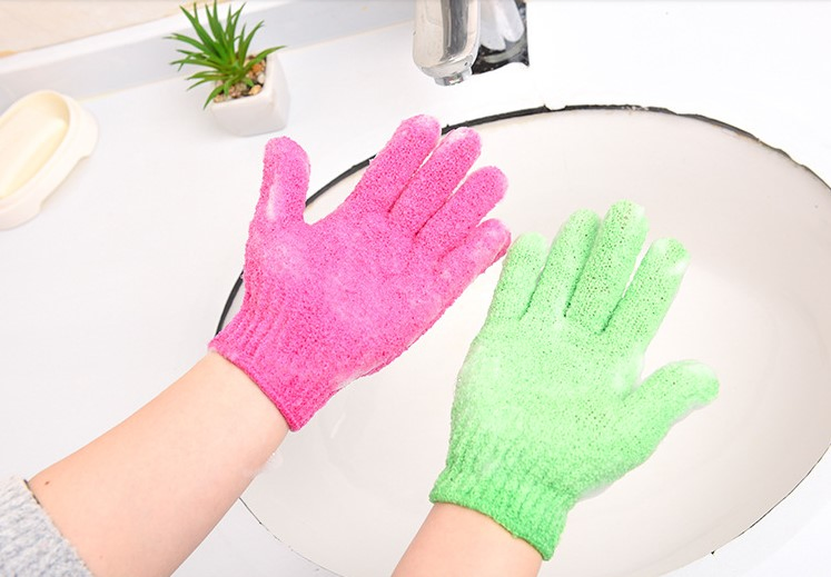 Furunda Nylon Exfoliating Shower Glove for Skin SPA Bath