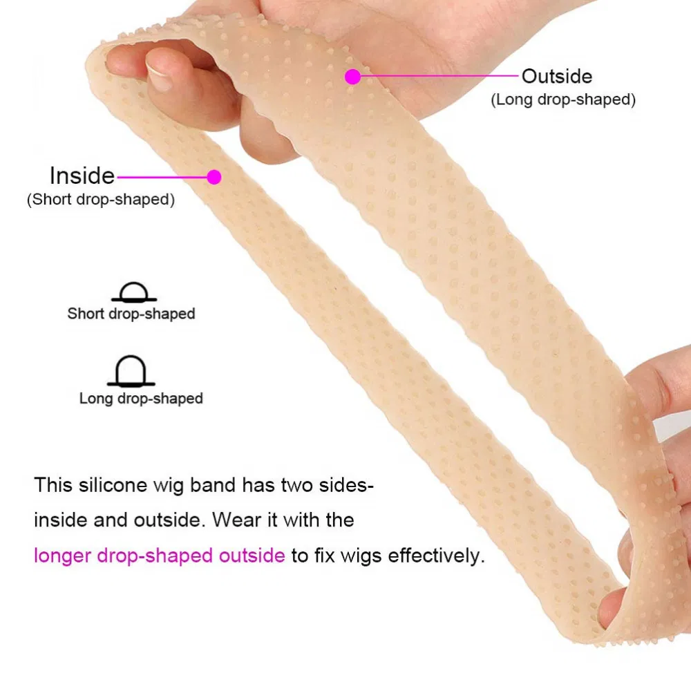 Эластичная силиконовая повязка для фиксации париков