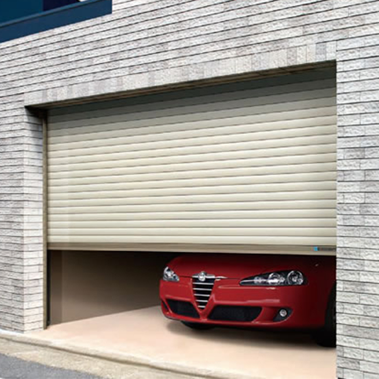 Modern Industrial Red Roller Shutter Warehouse Doors House Residential Automatic Aluminum Roll up Safety Garage Door