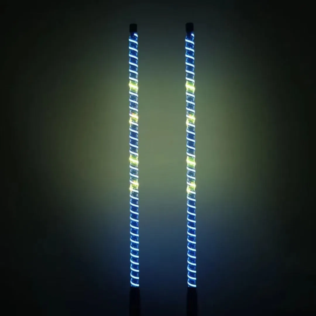 RGB Remote Control Whip Light with COB LED for UTV