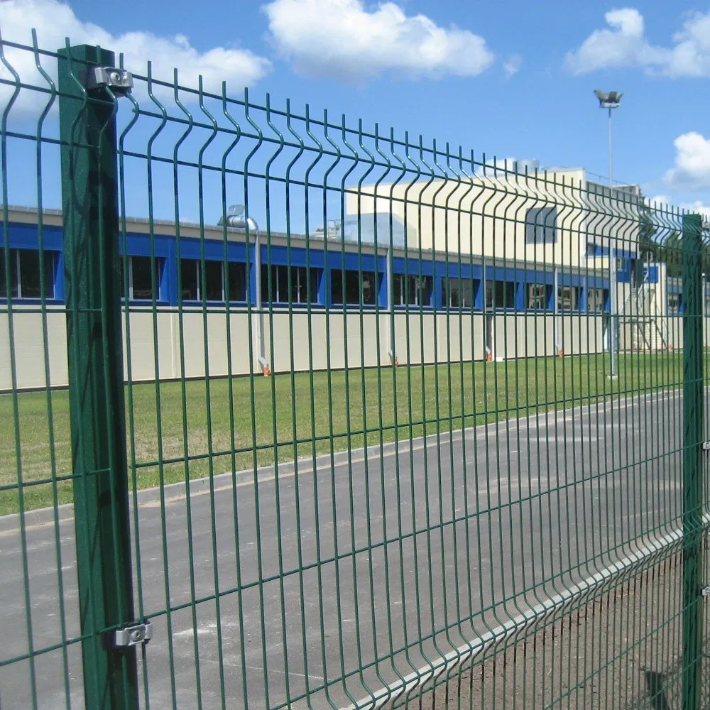 3D Curved Welded Wire Mesh Garden Fence PVC Coated Hot Dipped Galvanized Security Fence Panel