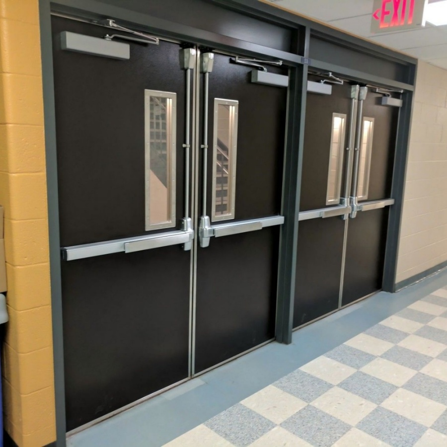 Durable Eco-Friendly Recycled Waterproof Steel Security Fireproof Fire Rated Door