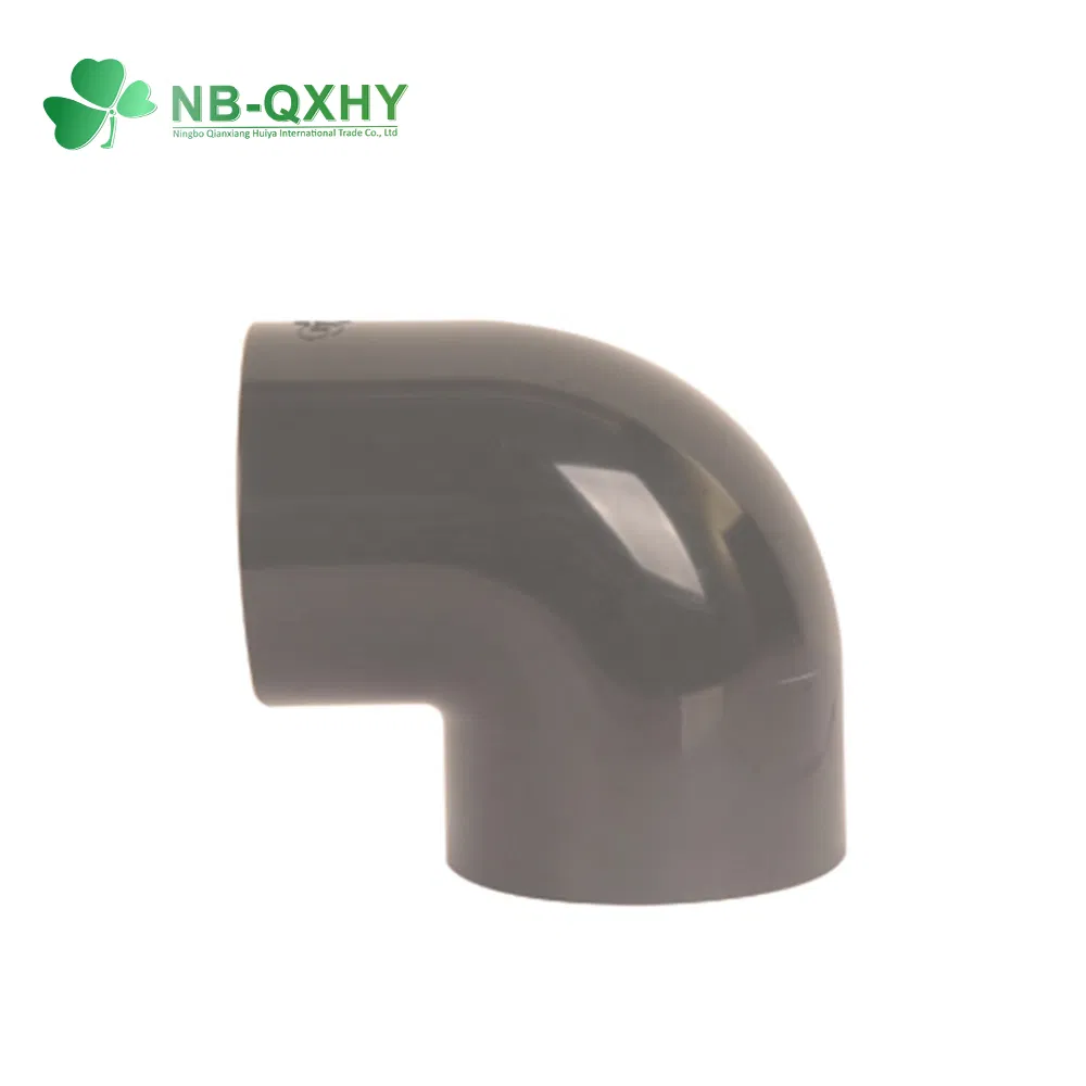 Irrigation DIN Pn16 Plastic PVC Pipe Fitting Gray Cross Tee