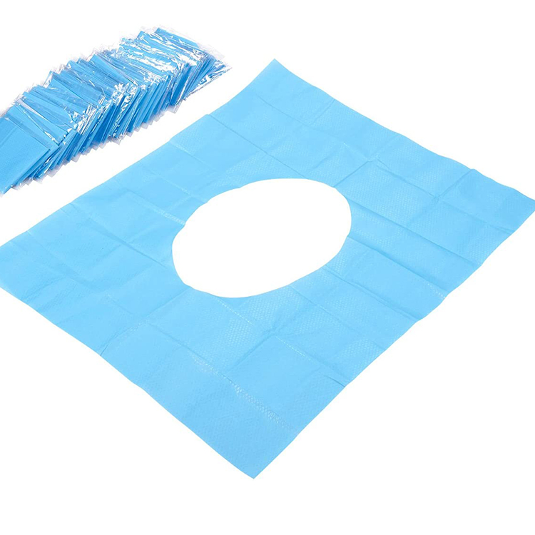 Hygienic Protection Flushable Blue Washroom Disposable Toilet Seat Cover