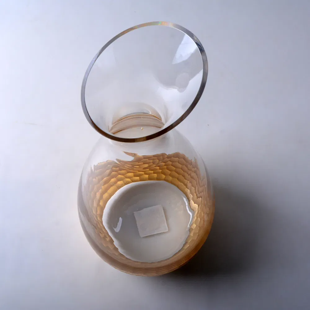 Кристальный диспенсер для вина с золотым покрытием