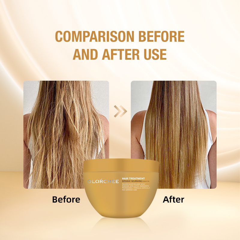 Olorchee Nourishing Leave-in Hair Mask Hydrating Moisture Smooth Frizz Free Hair Treatment Products Custom