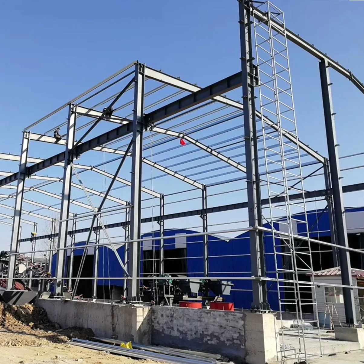 Low Cost High Quality Prefabricated Steel Structure Building with Industrial Metal Shed