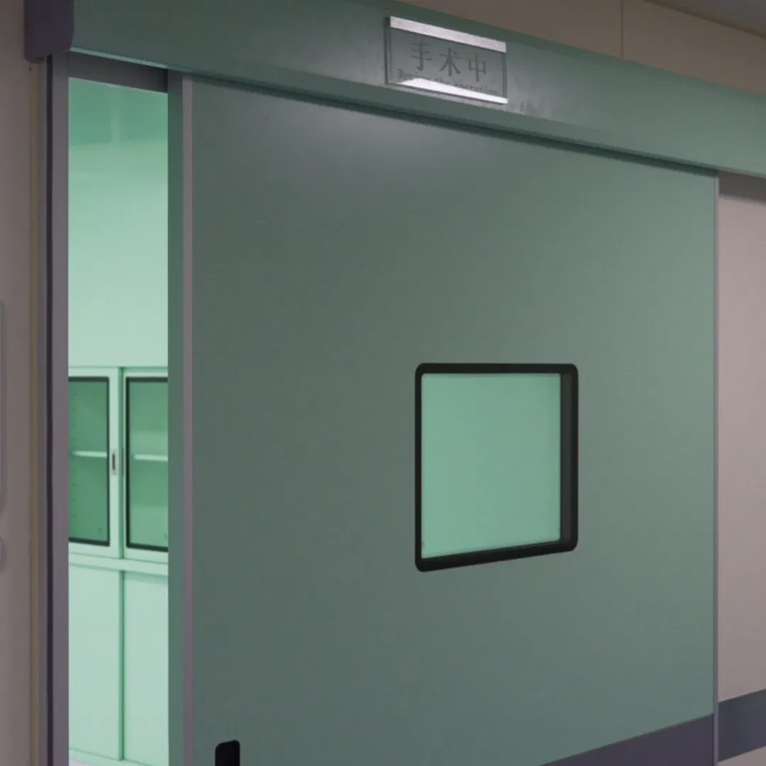 Bacteria-Blocking Impact-Absorbing Sliding Door Operating Room Door