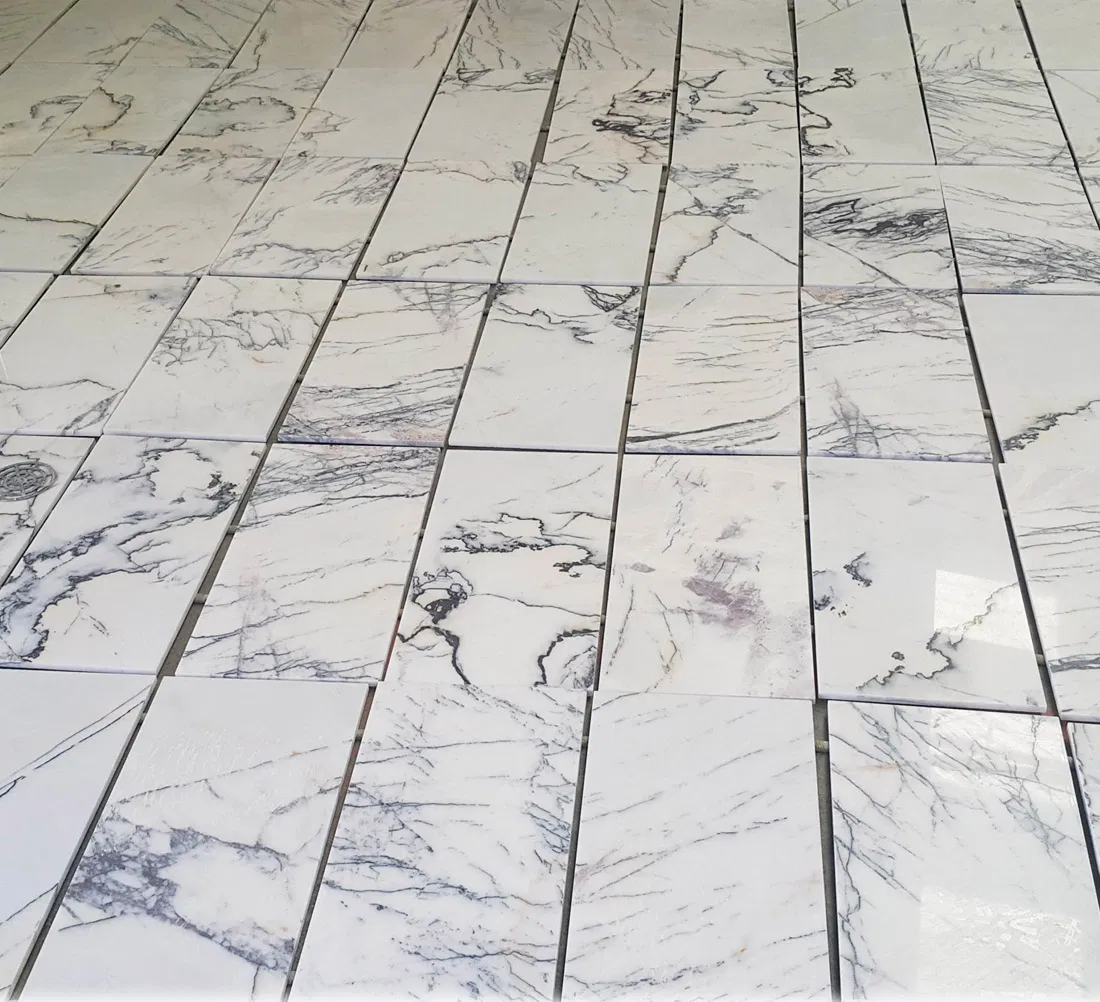 Italy Milas Lilac White Marble with Purple Veins Marble Slab/Tile