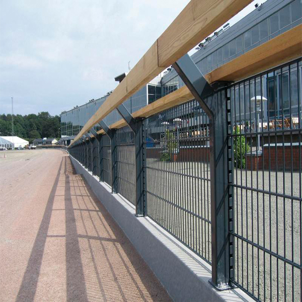 Plastic Coated 868 Double Welded Wire Mesh Fence Panels