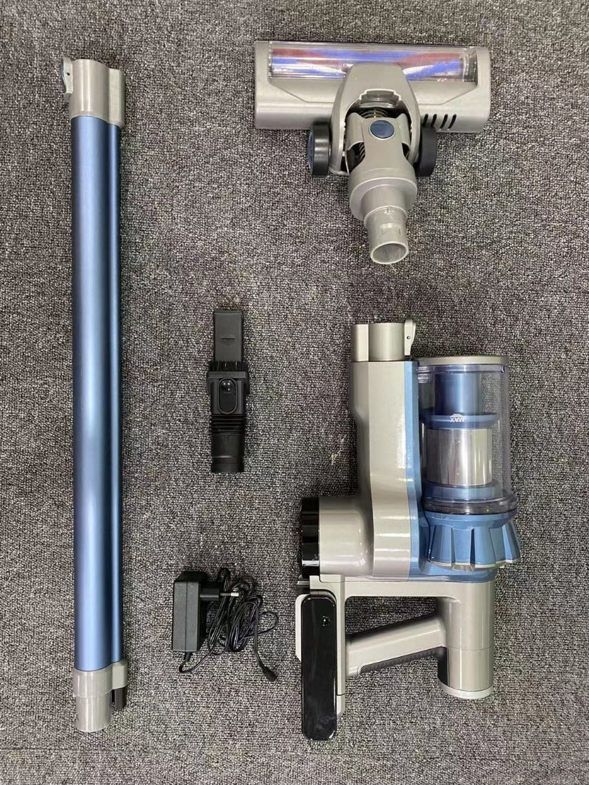 Floor Brush LED Light Rechargeable 2-in-1 Cordless Vacuum Cleaner