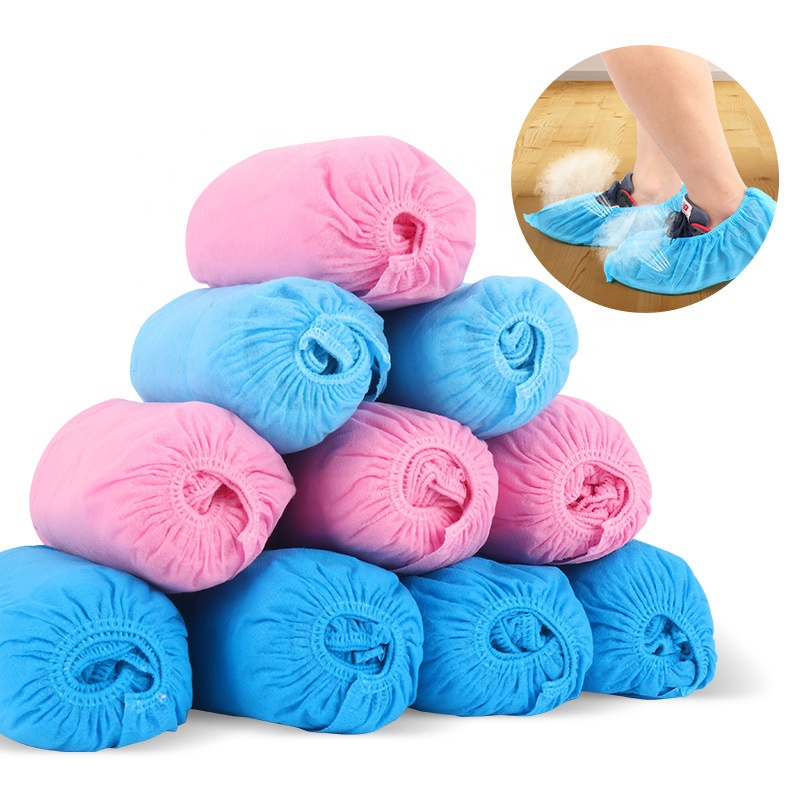 Disposable Half Rubber Band Anti Slip Non-Woven PP20g Shoe Cover