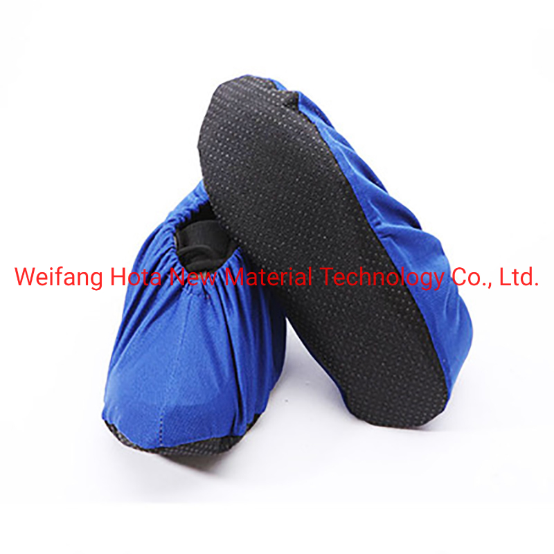 Disposable Waterproof Shoe Covers Anti-Slip CPE Overshoes