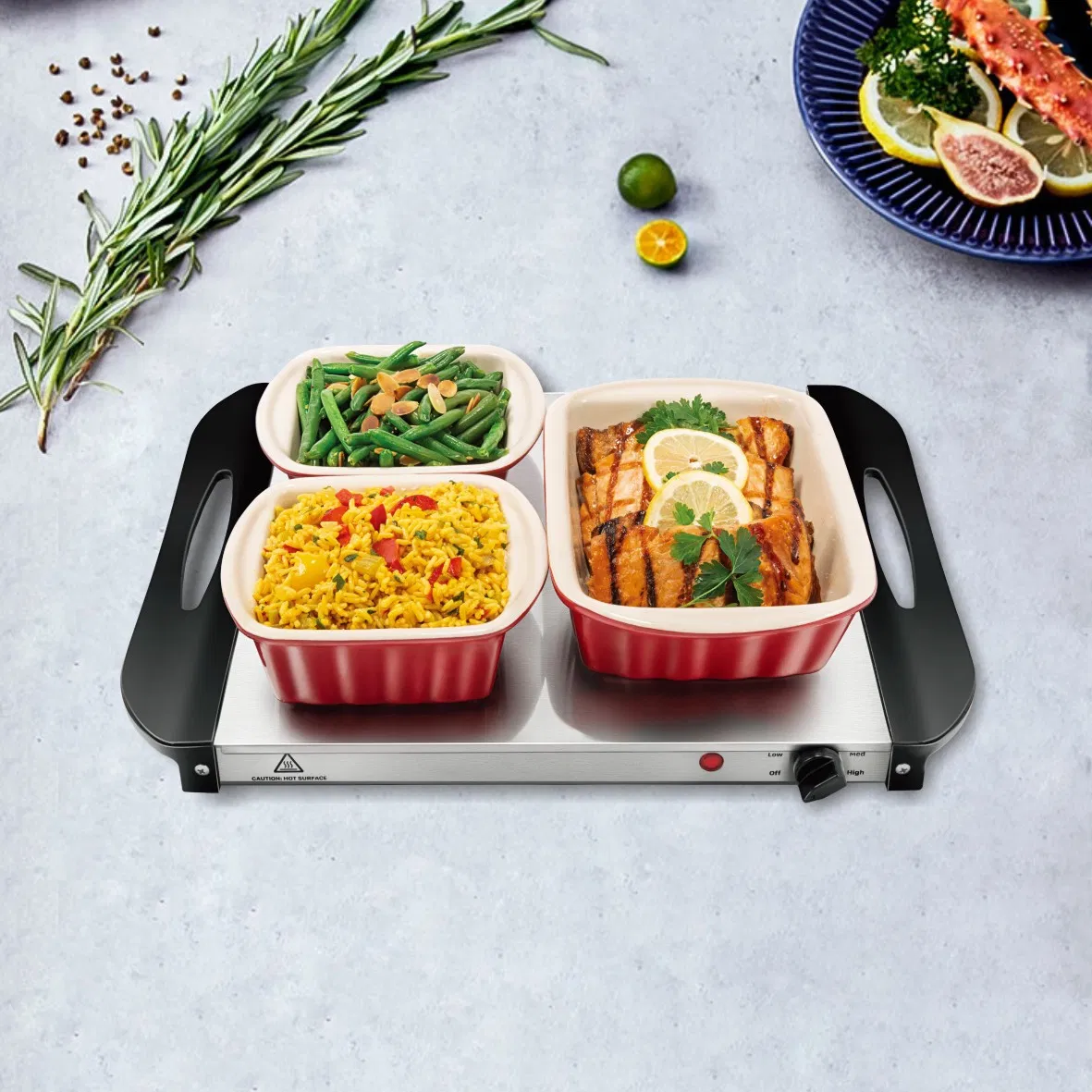 Wholesales Price Stainless Steel Buffet Stove Food Warmer Dining Pot for Hotel Restaurant Wedding Party