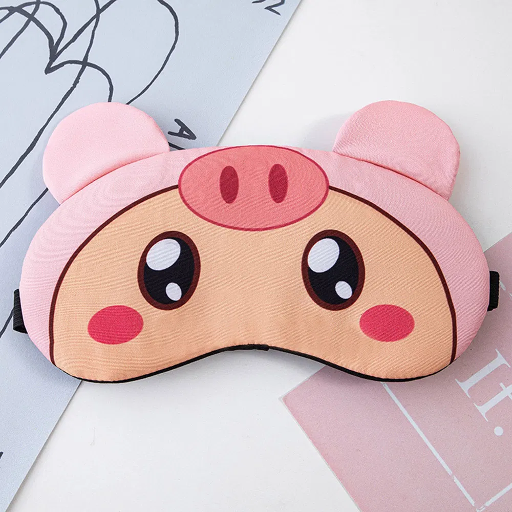 2024 New High-Quality Sleep Mask Cartoon Eye Mask for Airline & Home & Hotel