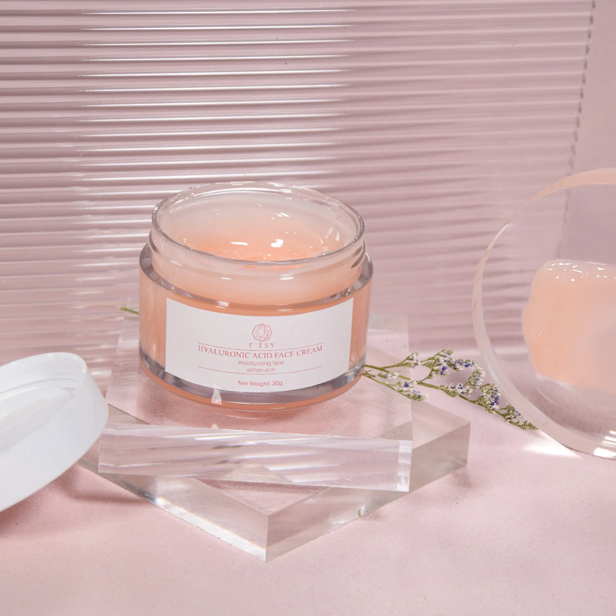 Custom Organic Hyaluronic Acid Face Cream Vitamin a Repairing Friming Collagen Facial Cream