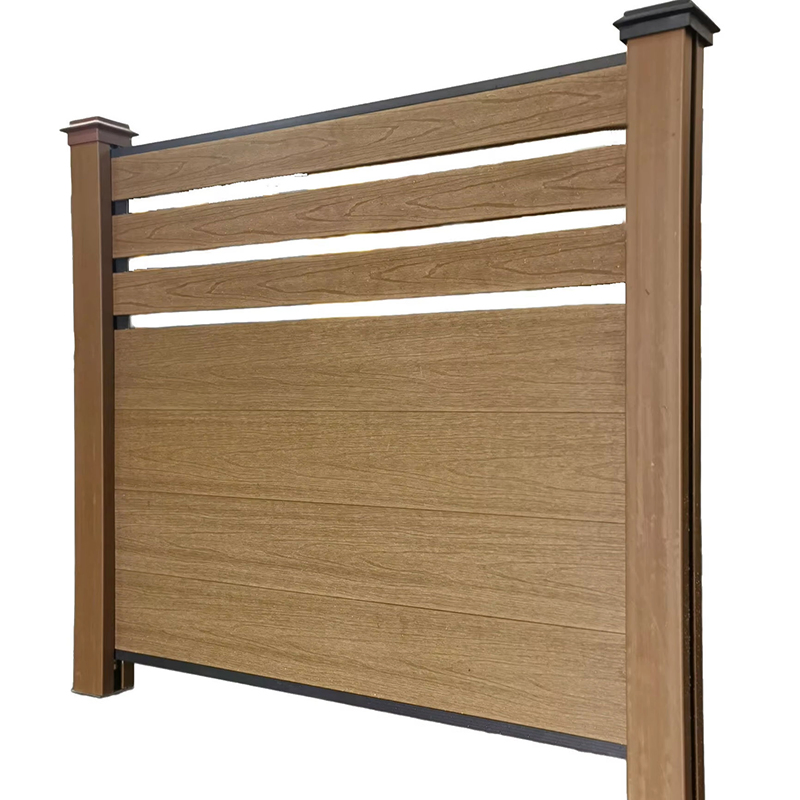 Eco-Friendly WPC Fence Panel Decorative Wood Plastic Composite Garden Fence