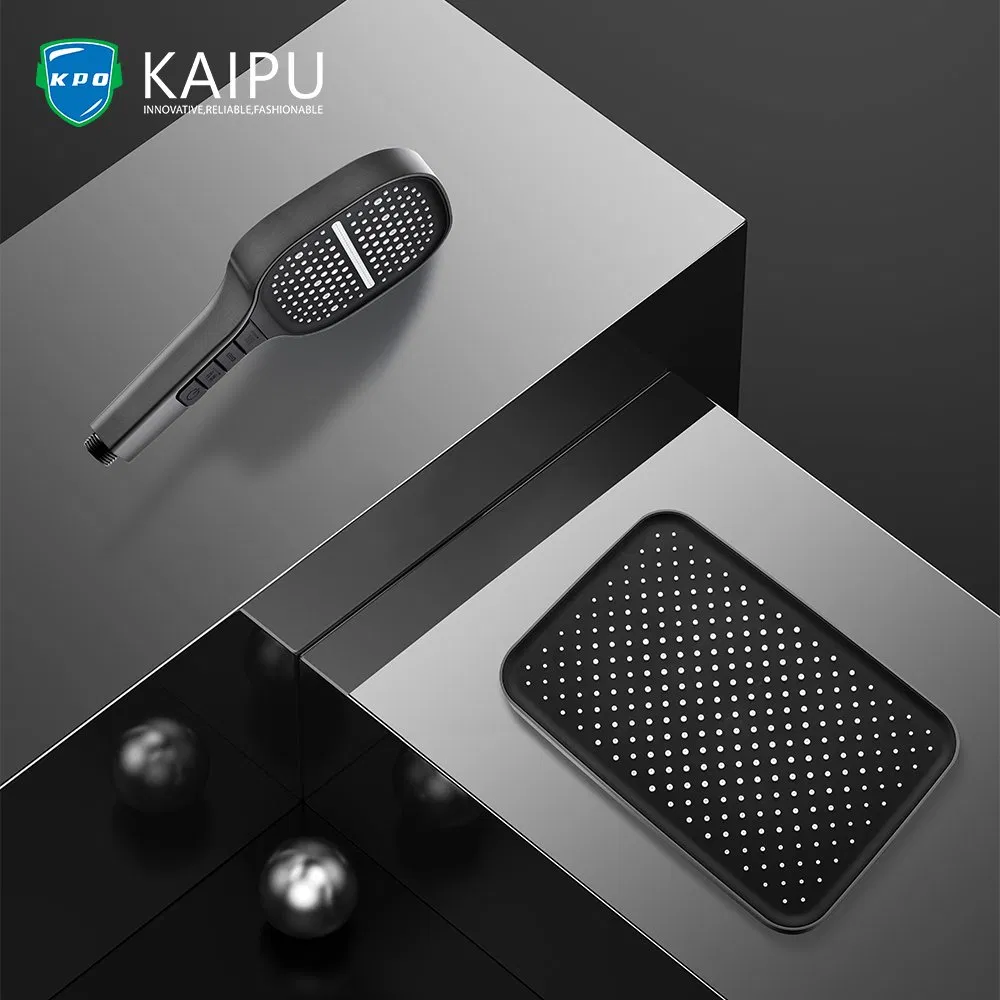 Shower Head Plastic Ball Three Function ABS Overhead Showerhead