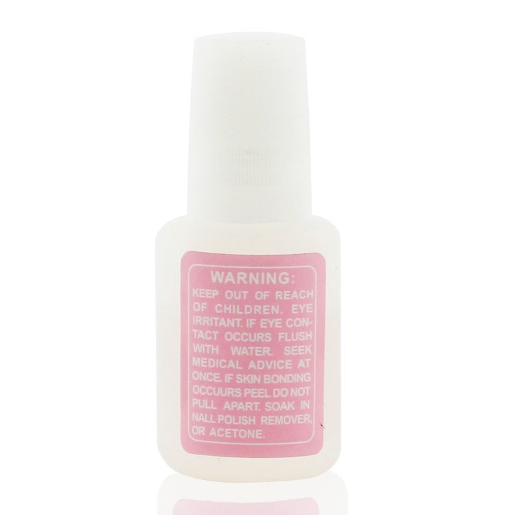 Wholesale 10g Manicure Glue with Brush Finger Nail Glue Press on Acrylic Nails Tips Adhesive Strong Nail Tip Glue