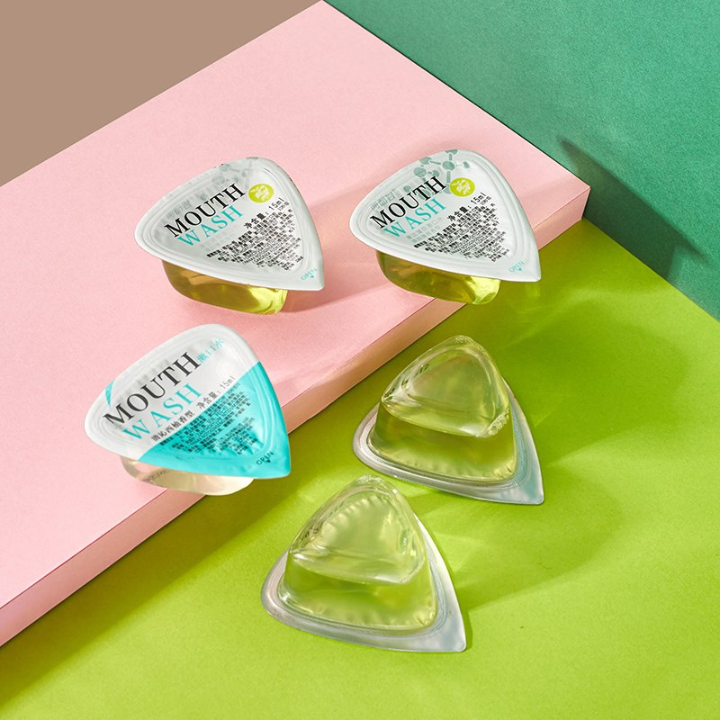 Mini Portable Herbal Mint Mouthwash for Fresh Breath
