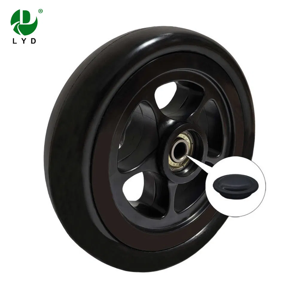 Lightweight Shock Absorption 5 Inch PU Foam Luggage Caster Wheel